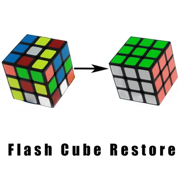 Восстановление Flash Cube, Восстановление Instant Cube - Волшебный трюк, сцена, магический реквизит крупным планом, аксессуары, комедия, улица